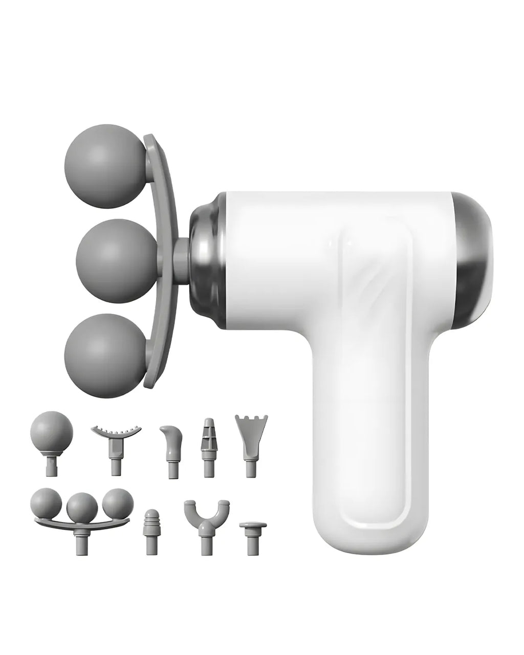 مسدس مساج ثلاثي الرؤوس Three-headed Fascia Gun