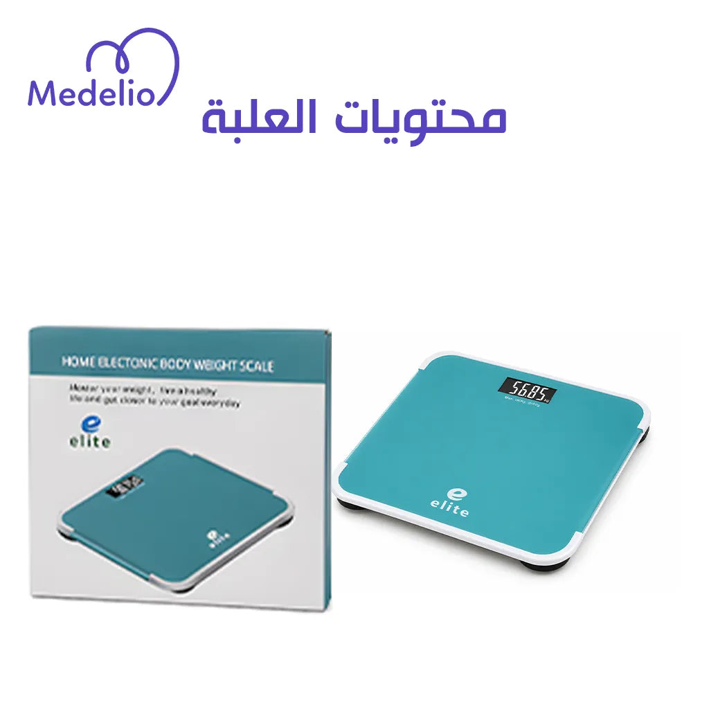 ميزان جسم إلكتروني منزلي (Home Electronic Body Weight Scale).