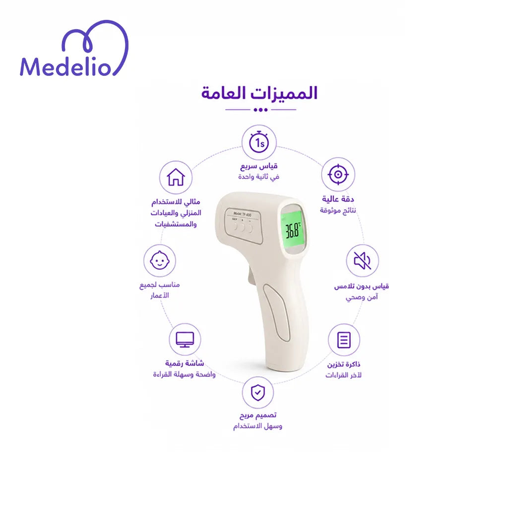 مسدس حرارة بالأشعة تحت الحمراء (One Second Thermometer)